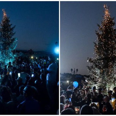 ΑΝΑΨΕ ΤΟ ΧΡΙΣΤΟΥΓΕΝΝΙΑΤΙΚΟ ΔΕΝΤΡΟ ΣΤΟ ΠΥΡΟΠΛΗΚΤΟ ΜΑΤΙ ΚΑΙ ΣΥΓΚΙΝΗΘΗΚΕ ΟΛΗ Η ΕΛΛΑΔΑ!