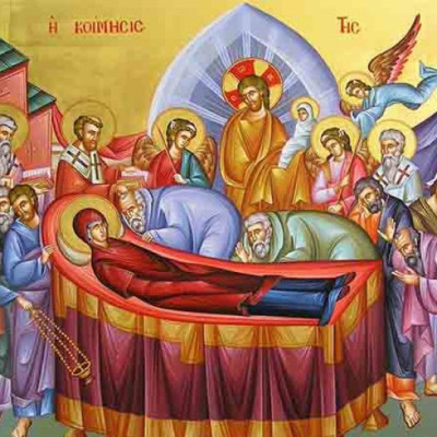 Η Κοίμηση της Θεοτόκου: Γιορτάστηκε  σε όλες τις εκκλησίες μας