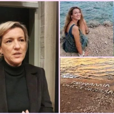 Η μητέρα της Γαρυφαλλιάς έφτιαξε μνημείο από πέτρες στην παραλία, που δολοφονήθηκε η κόρη της – Συγκινεί το μήνυμά της