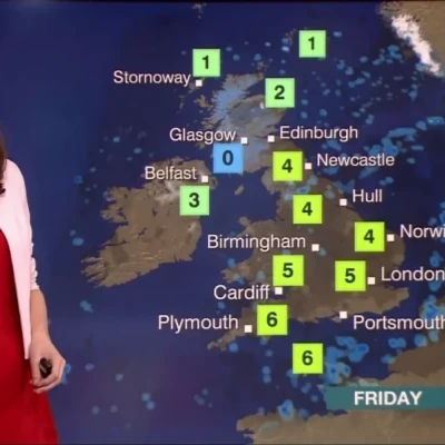 O πρώτος άνθρωπος με εμφανή αναπηρία που παρουσίασε δελτίο καιρού στο BBC