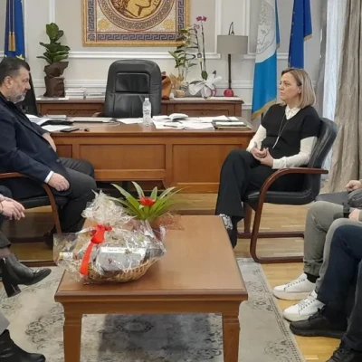 Δήμος Σερρών: Συνάντηση Μητλιάγκα με τους Χρήστο Παπαστεργίου και Νίκο Μπίστη