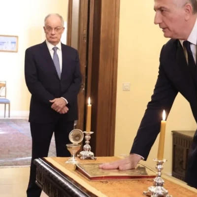 O Μακεδόνας Σταύρος Καλαφάτης ορκίστηκε Υφυπουργός Ανάπτυξης