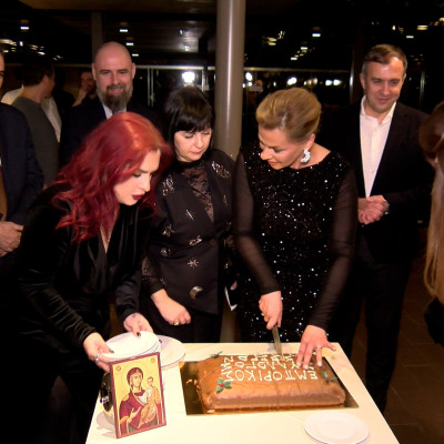 Από τον Εμπορικό Σύλλογο Σερρών πέτυχε η κοπή της Βασιλόπιτας