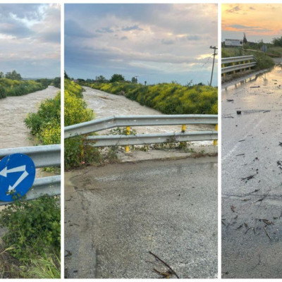 Διακοπή κυκλοφορίας λόγω έντονης βροχόπτωσης στη Χαλκιδική-Υπερχείλιση ρεμάτων στην Ολυμπιάδα