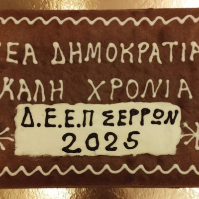 Για την κοπή της βασιλόπιτας της ΔΕΕΠ (πρωην ΝΟΔΕ) οι Σερραίοι Νεοδημοκράτες γέμισαν το ξενοδοχείο «Φίλιππος Ξενία»