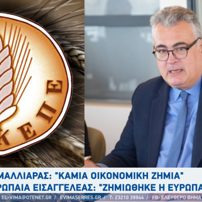 ΟΠΕΚΕΠΕ - Σέρρες: Αθανάσιος Μαλλιαράς: "Νόμιμες οι διαδικασίες" - Ευρωπαία Εισαγγελέας: " Zημιώθηκε η Ευρωπαϊκή Ένωση και το Ελληνικό Δημόσιο"