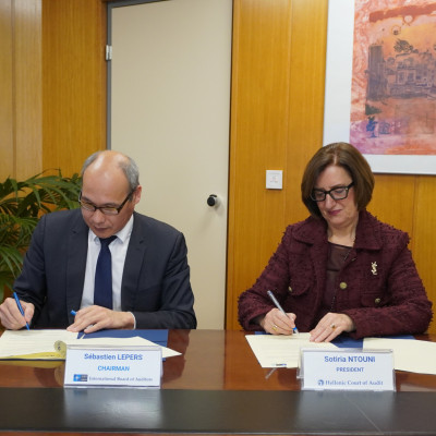 Υπογραφή Μνημονίου Συνεργασίας μεταξύ του Ελεγκτικού Συνεδρίου και του Διεθνούς Συμβουλίου Ελεγκτών του ΝΑΤΟ (IBAN)