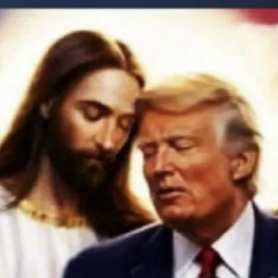 Ο Τραμπ αναρτά εικόνα AI του ιδίου με τον Ιησού