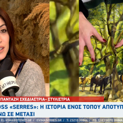 Λία Πανταζή: Bloss «Serres»: Η ιστορία ενός τόπου αποτυπωμένη πάνω σε μετάξι
