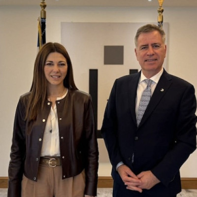 Συνάντηση εργασίας του Πρύτανη του Διεθνούς Πανεπιστημίου της Ελλάδος με την Υπουργό Παιδείας Θρησκευμάτων και Αθλητισμού