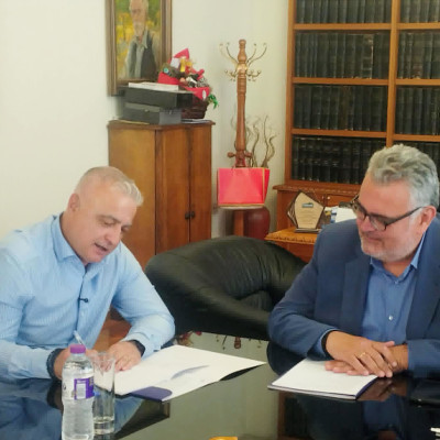 Επίσκεψη του Υφυπουργού Ανάπτυξης Λάζαρου Τσαβδαρίδη στο Επιμελητήριο Σερρών