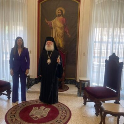 Συνάντηση Ζαχαράκη με τον Πάπα και Πατριάρχη Αλεξανδρείας και πάσης Αφρικής κ.κ.Θεόδωρο Β΄