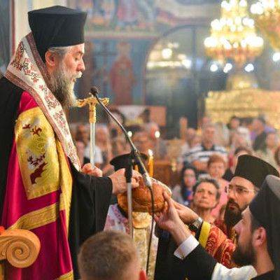 Σερρών Θεολόγος: «Οι άγιοι της πίστεώς μας εβίωσαν το μυστήριο του Χριστού και την δύναμη της Αναστάσεώς Του»