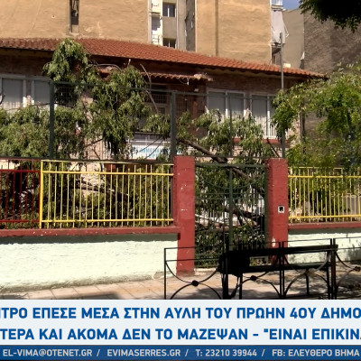Έλενα Τούσκα: Η σημερινή δημοτική αρχή πιο επικίνδυνη και από το πιο επικίνδυνο καιρικό φαινόμενο!