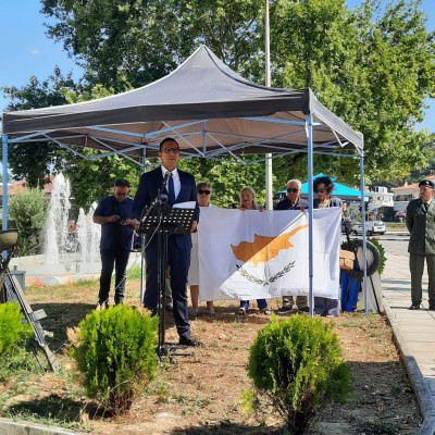 Ο Δήμος Σερρών τίμησε τους ήρωες της Κύπρου-52 χρόνια από το πραξικόπημα και τη βάρβαρη τουρκική εισβολή