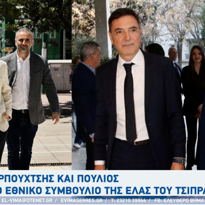 Σέρρες - Καρπουχτσής και Πούλιος στο Εθνικό Συμβούλιο της ΕΛΑΣ του Τσίπρα