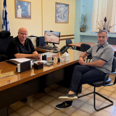 Ο Τάσος Χατζηβασιλείου στις Διευθύνσεις Πρωτοβάθμιας και Δευτεροβάθμιας Εκπαίδευσης Σερρών: Όλα έτοιμα για τη νέα χρονιά