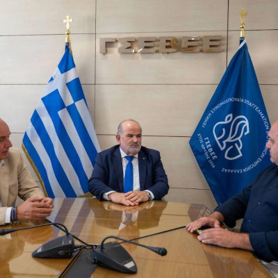Συνάντηση Καββαθά – Τάτσιου στα γραφεία της ΓΣΕΒΕΕ