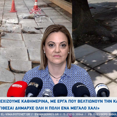 Βαρβάρα Μητλιάγκα - Σέρρες: "Συνεχίζουμε καθημερινά, με έργα που βελτιώνουν την καθημερινότητα" - Νέο πλήθος αρνητικών σχολίων στο προφίλ της Δημάρχου Σερρών