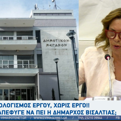 Χρήστος Τριανταφύλλου: Απολογισμός έργου, χωρίς έργο!!! Τι απέφυγε να πει η Δήμαρχος Βισαλτίας;