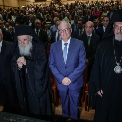Στο Μέγαρο Μουσικής Αθηνών, παρουσία του Προέδρου της Δημοκρατίας τιμήθηκε ο αρχιμανδρίτης Αλέξιος, ηγούμενος της Μονής Ξενοφώντος Αγίου Όρους