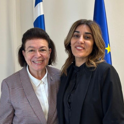 Συνάντηση  Μενδώνη με τη Γενική Διευθύντρια του ICCROM Aruna Gujlar