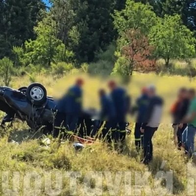 Ευρυτανία: Νεκρός 65χρονος κυνηγός σε τροχαίο – Το αυτοκίνητο τούμπαρε σε χαντάκι 80 μέτρα από τον δρόμο