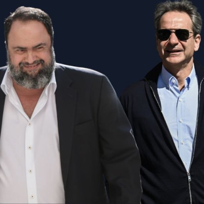 Στο Ηλέκτρα Παλλάς Μητσοτάκης και Μαρινάκης για “σουαρέ” με τους δημοσιογράφους