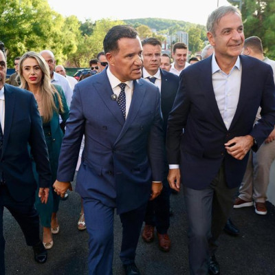 Παρουσία Μητσοτάκη τα εγκαίνια του νέου Κέντρου  Κυτταρικών και Γονιδιακών Θεραπειών και Εργαστηρίων στο «Γ.Παπανικολάου»